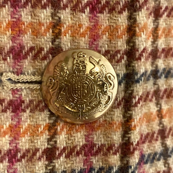 Talbots Women's Multicolor Checkered Blazer - Picture 3 of 5